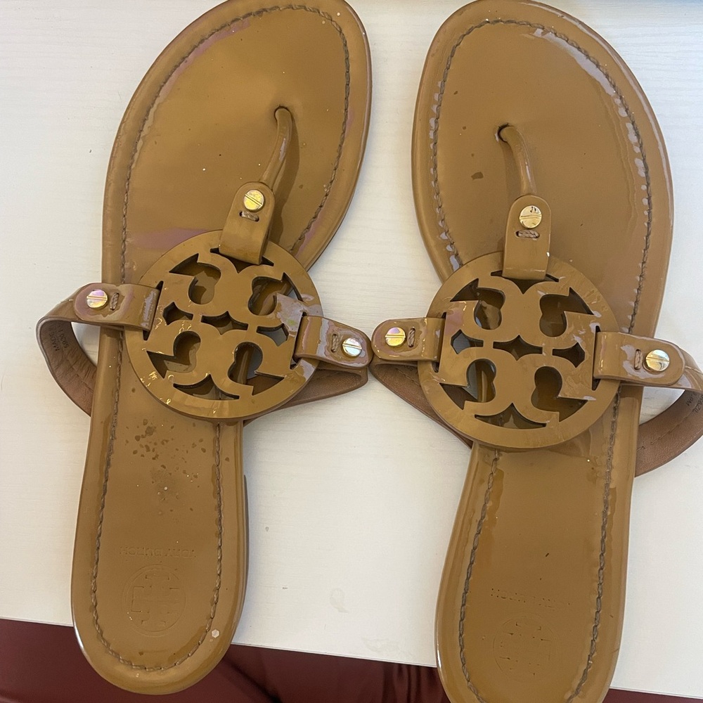 Tory Burch Patent Miller Sandal